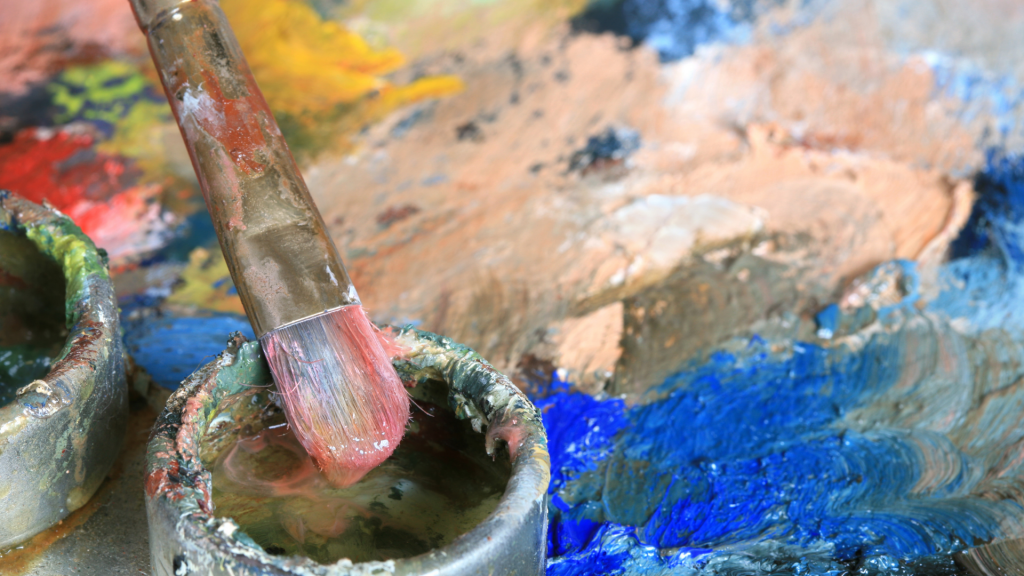 How to Clean Your Paint Brushes After Oil Painting